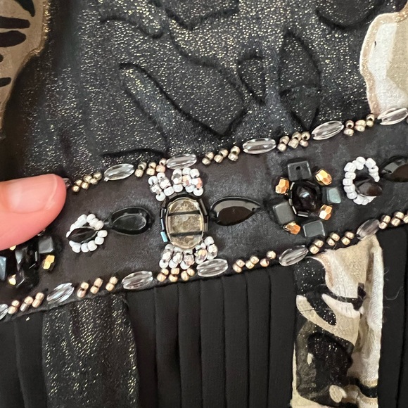 Beautiful Beaded SZ 2 Sue Wong Noturne Halter Cocktail Dress - Picture 6 of 6